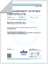 ISO9001:2015 certification