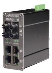 106FX2 Unmanaged Industrial Ethernet Switch, ST 2km | Red Lion